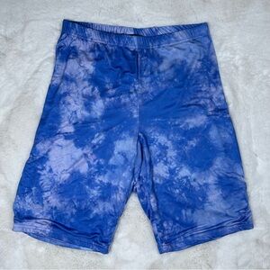 Pretty Little Thing Cloudy Blue Biker Shorts
